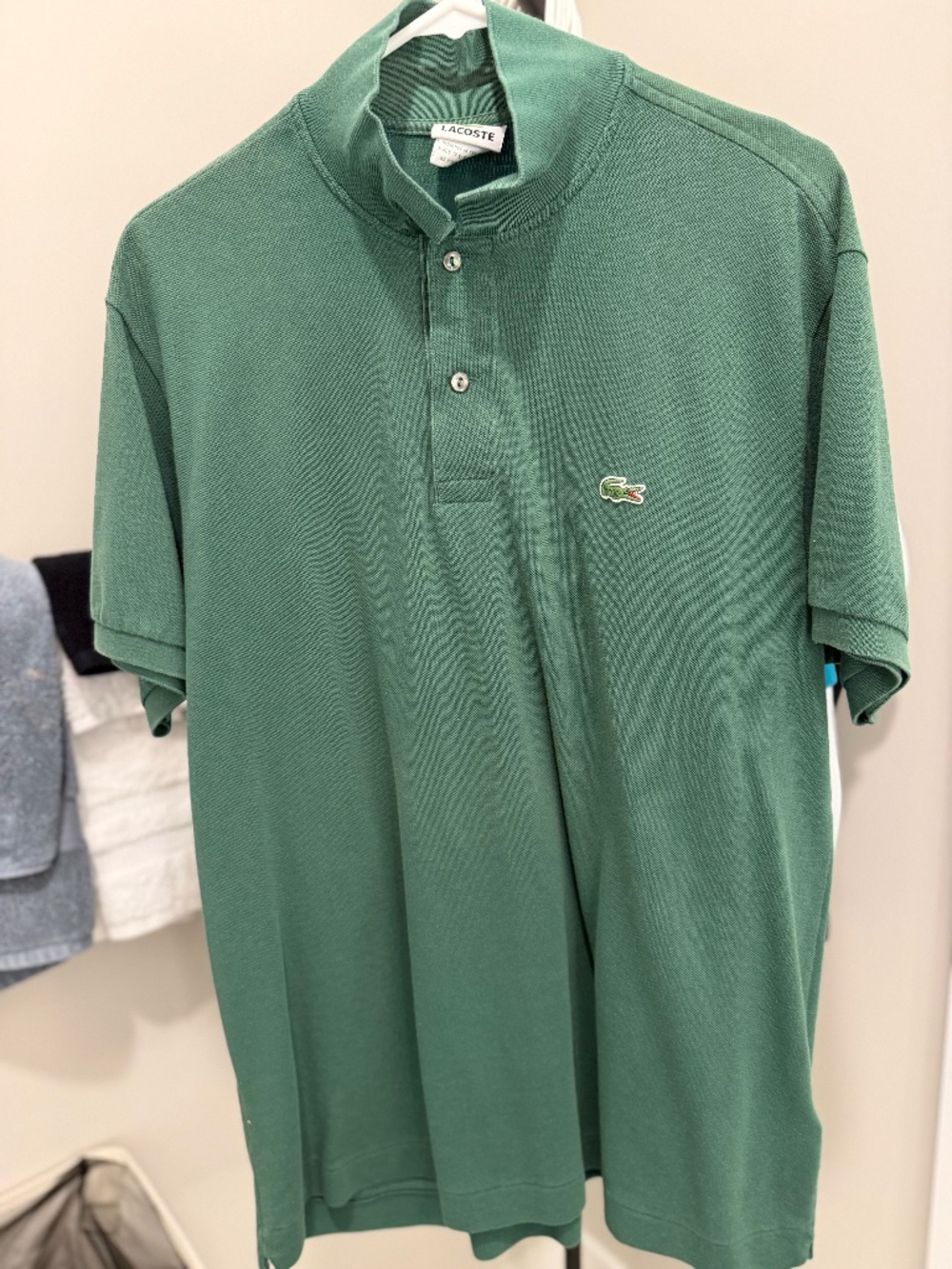 Lacoste Men's Classic Fit Original L.12.12 Polo - Green - Size 7 | XXL